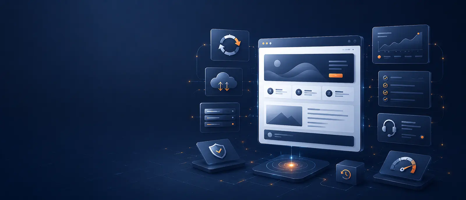 Website-Wartung mit Monitoring, Datensicherung und geordneten Support-Aufgaben