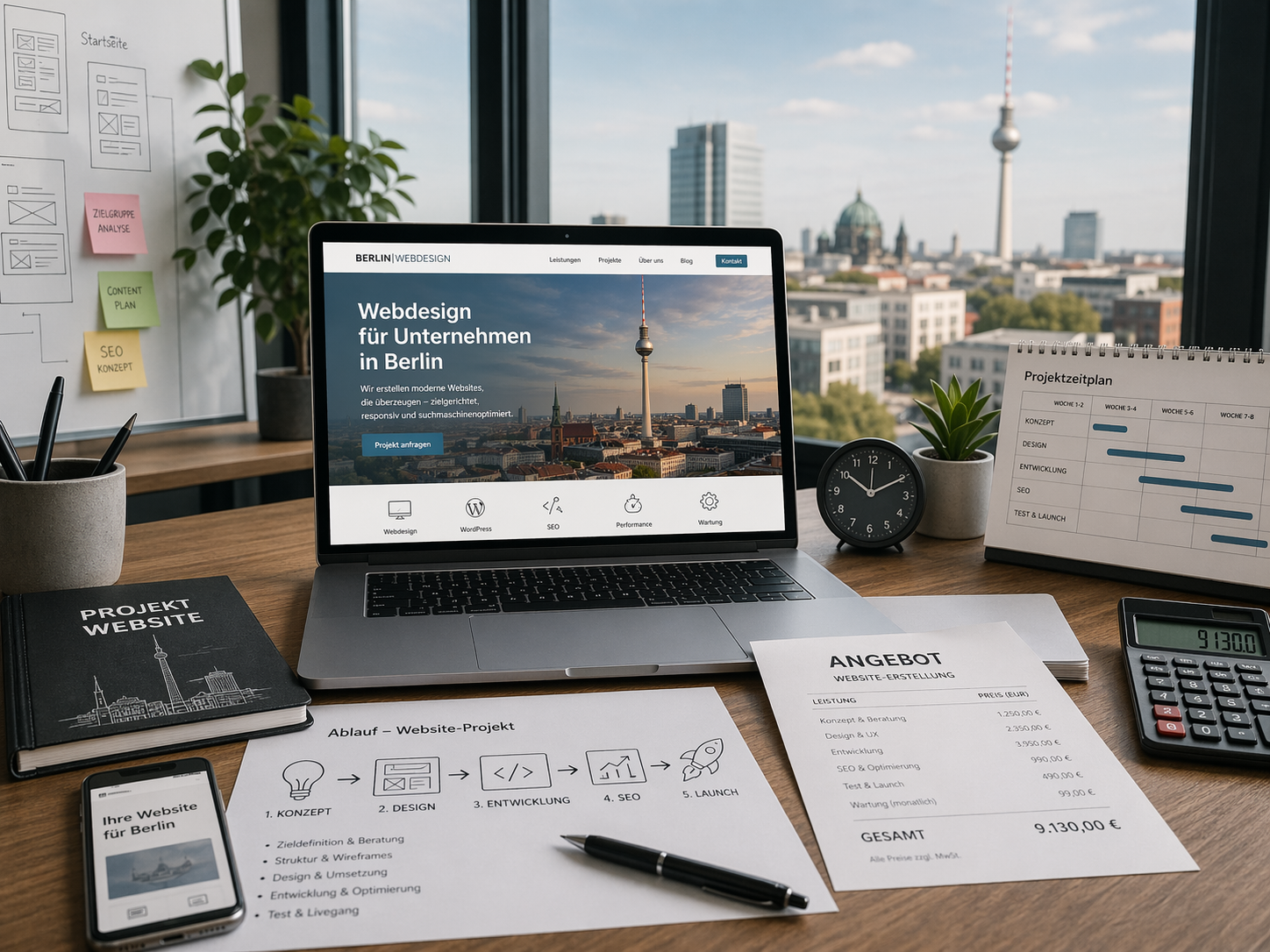 Website erstellen lassen in Berlin: Ablauf, Dauer und Kosten