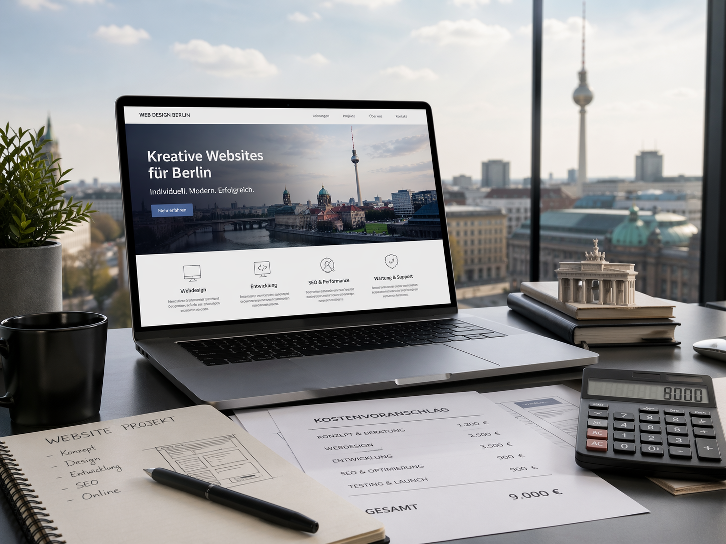 Was kostet eine Website in Berlin?